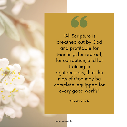 all scripture is breathed out by God.