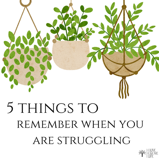 5 Things to remember when you are struggling