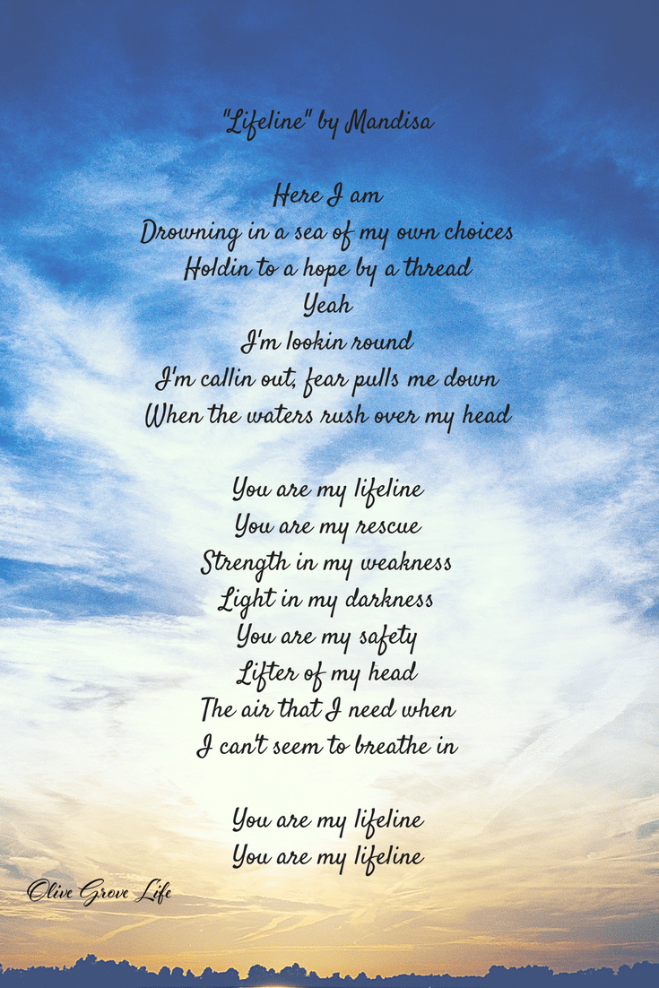 Encouraging Lyrics Tuesday Tunes Lifeline Mandisa