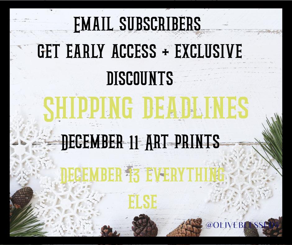 Email Subscribers get rewards