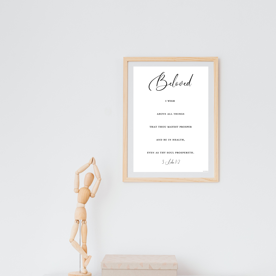 3 John 1:2 Scripture Wall Art