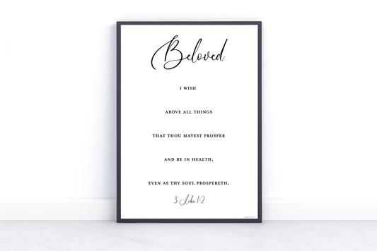3 John 1:3 Scripture Wall Art basic