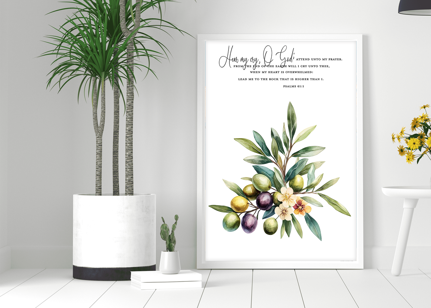 Psalms 61:1 Art Print