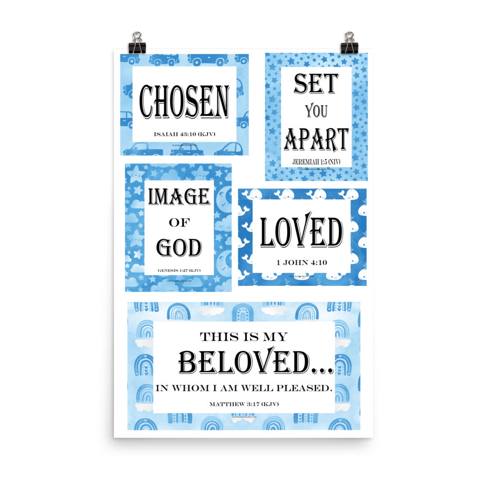 You Are 5 pack art prints - 24x36