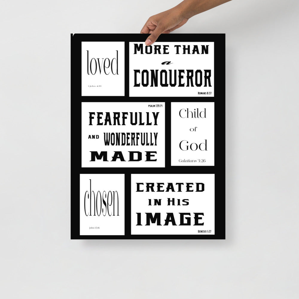 Spiritual Identity Male- Art Print 18x24