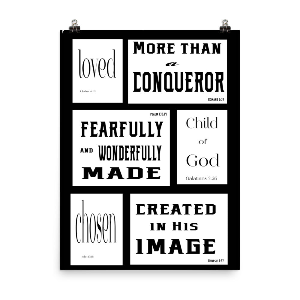 Spiritual Identity Male- Art Print 18x24