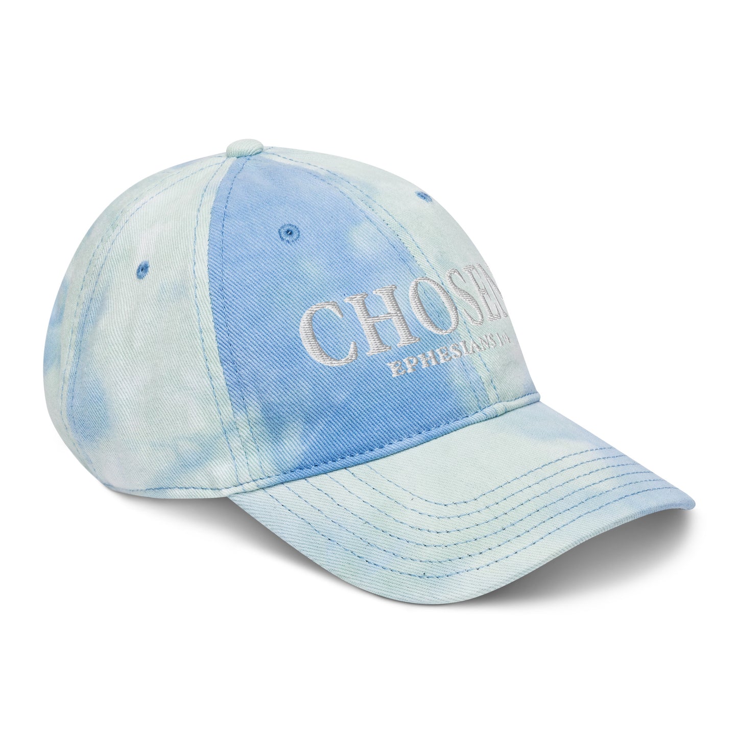 Sky tie dye cap