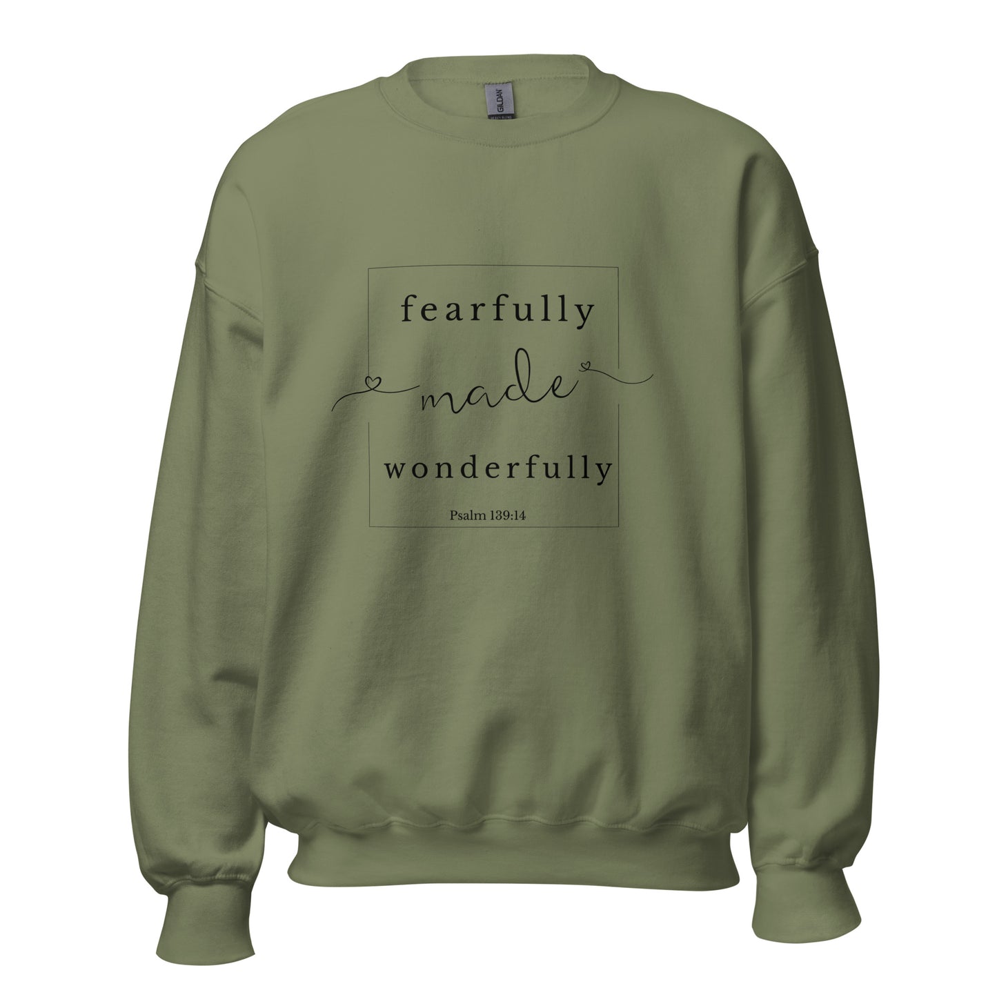 Psalm 139:14 Crew neck Sweatshirt