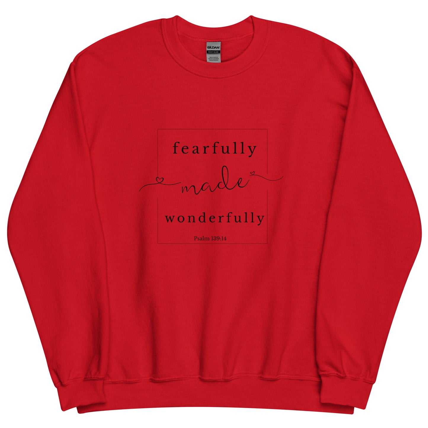 Psalm 139:14 Crew neck Sweatshirt