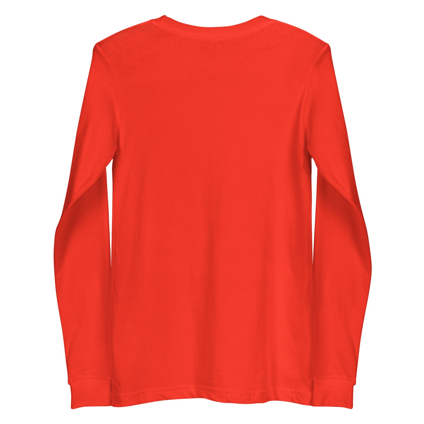 Micah 6:8 Do justly, love mercy, act humbly Unisex Long Sleeve Tee Poppy backview