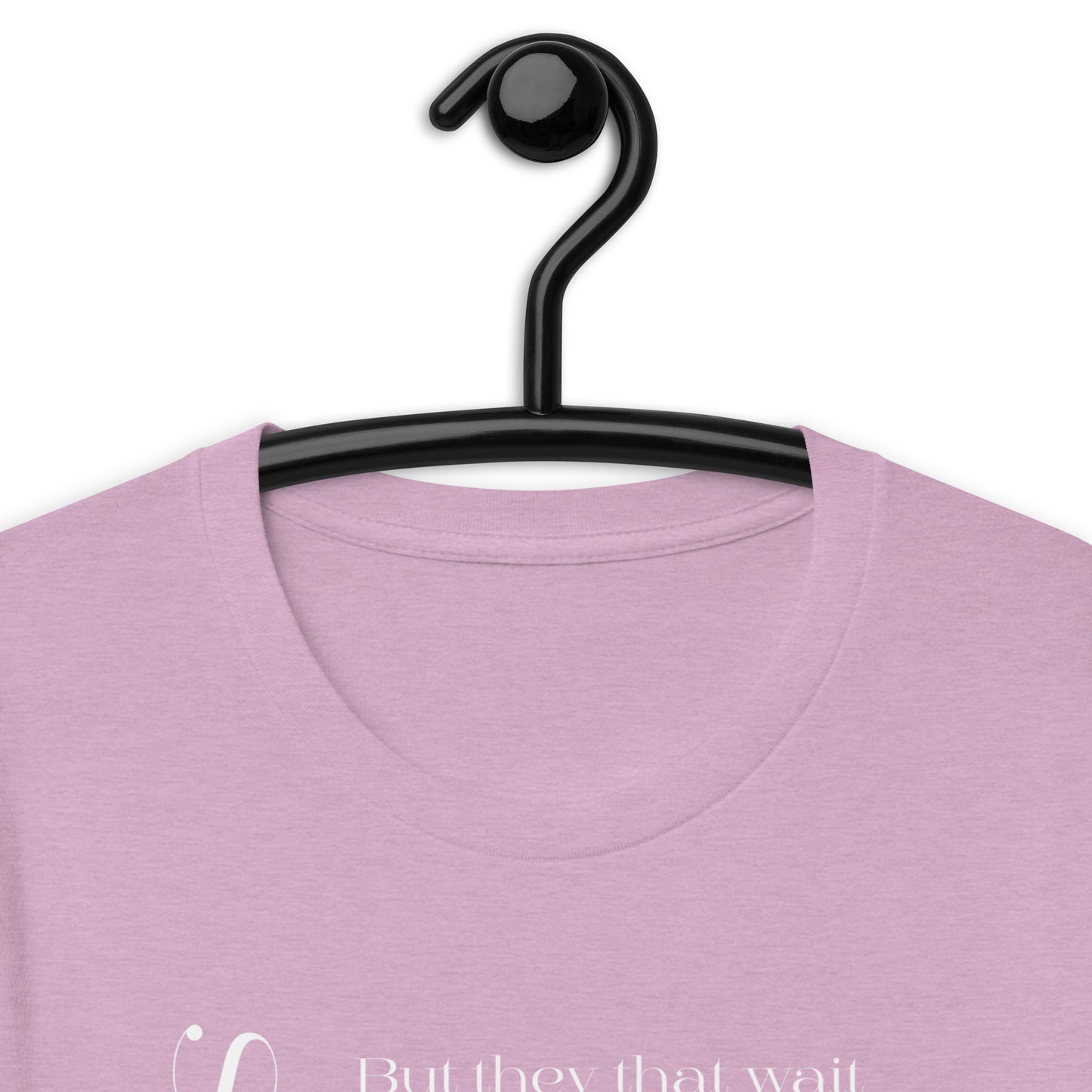 Isaiah 40:31 Strength Short-Sleeve Unisex T-Shirt heather prism lilac