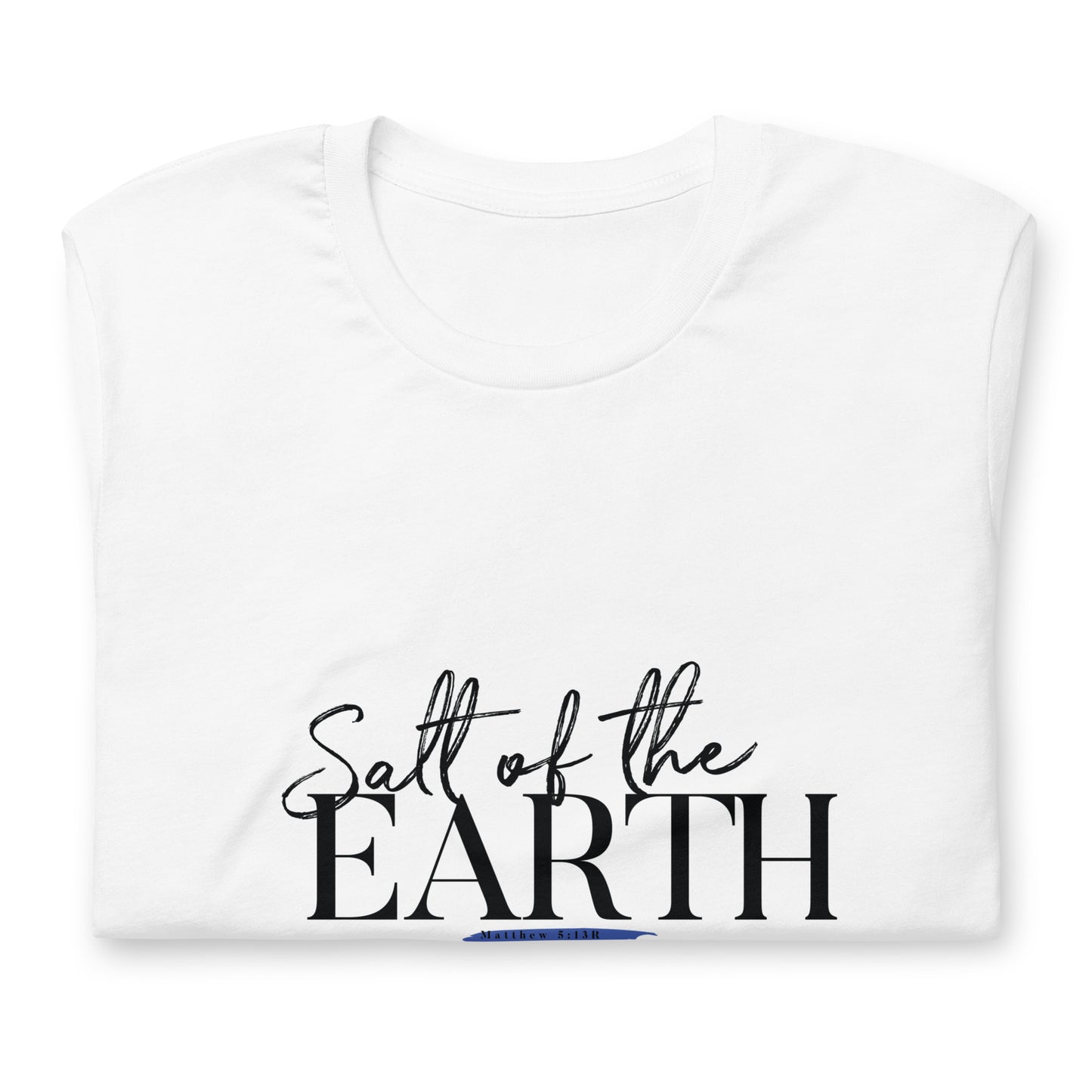 Matthew 5:13 Unisex Short-Sleeve T-Shirt White folded