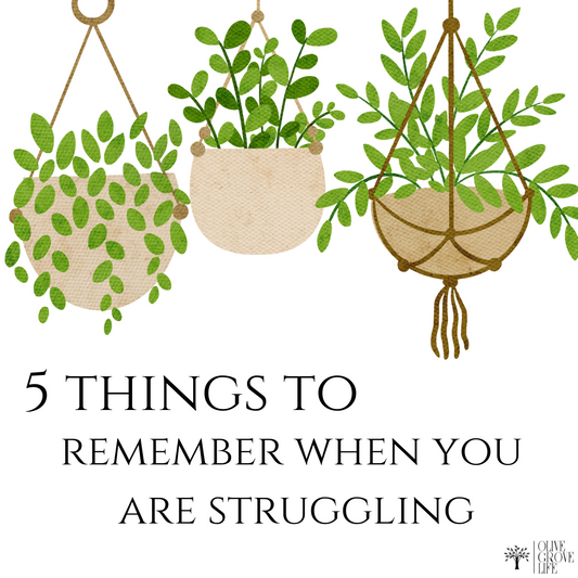 5 things to remember when you are struggling