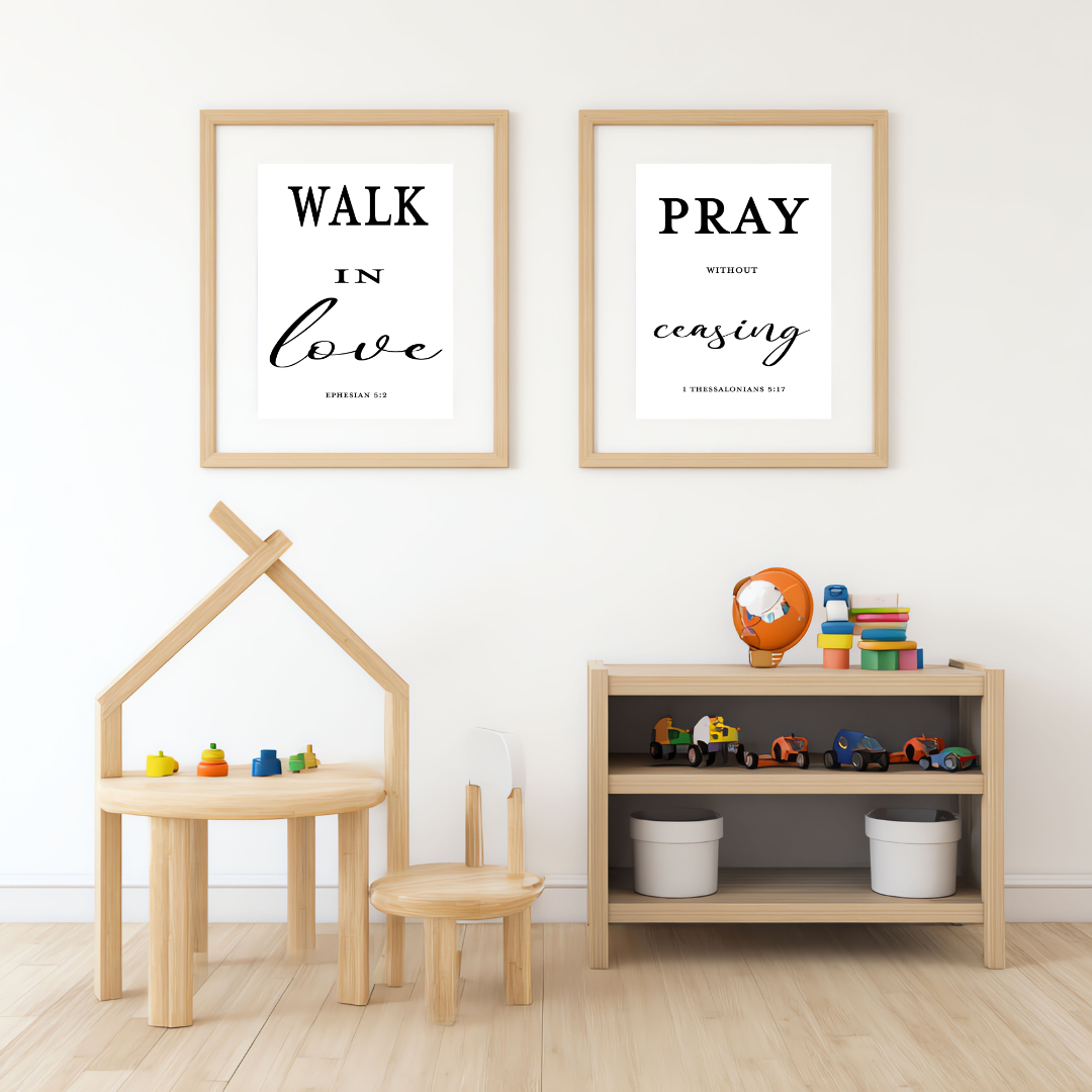 1 Thessalonians 5:17 art print