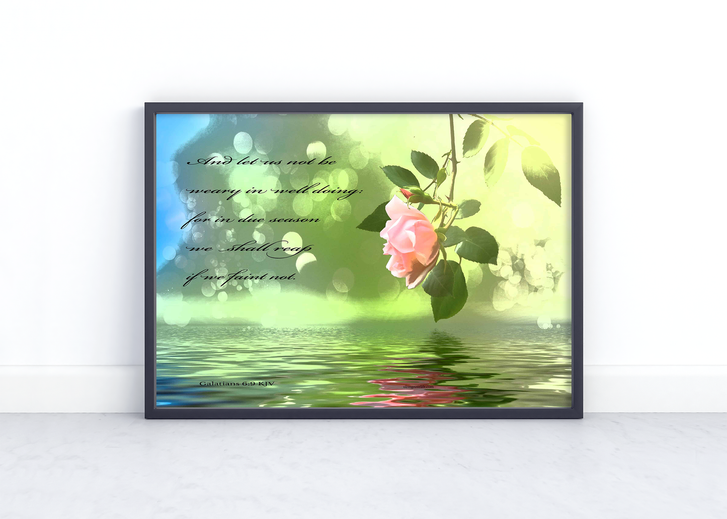 Galatians 6:9 Art Print