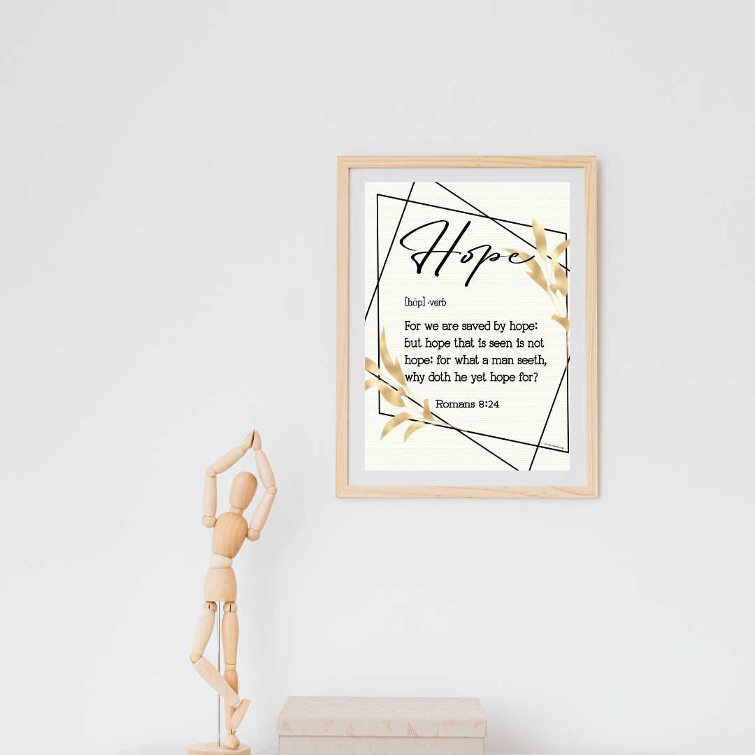 Romans 8:24 Hope Defined Art Print