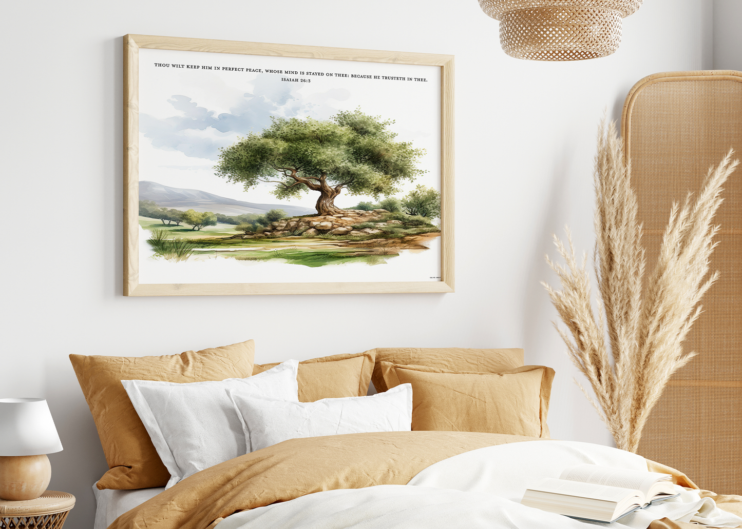 Isaiah 26:3 Art Print