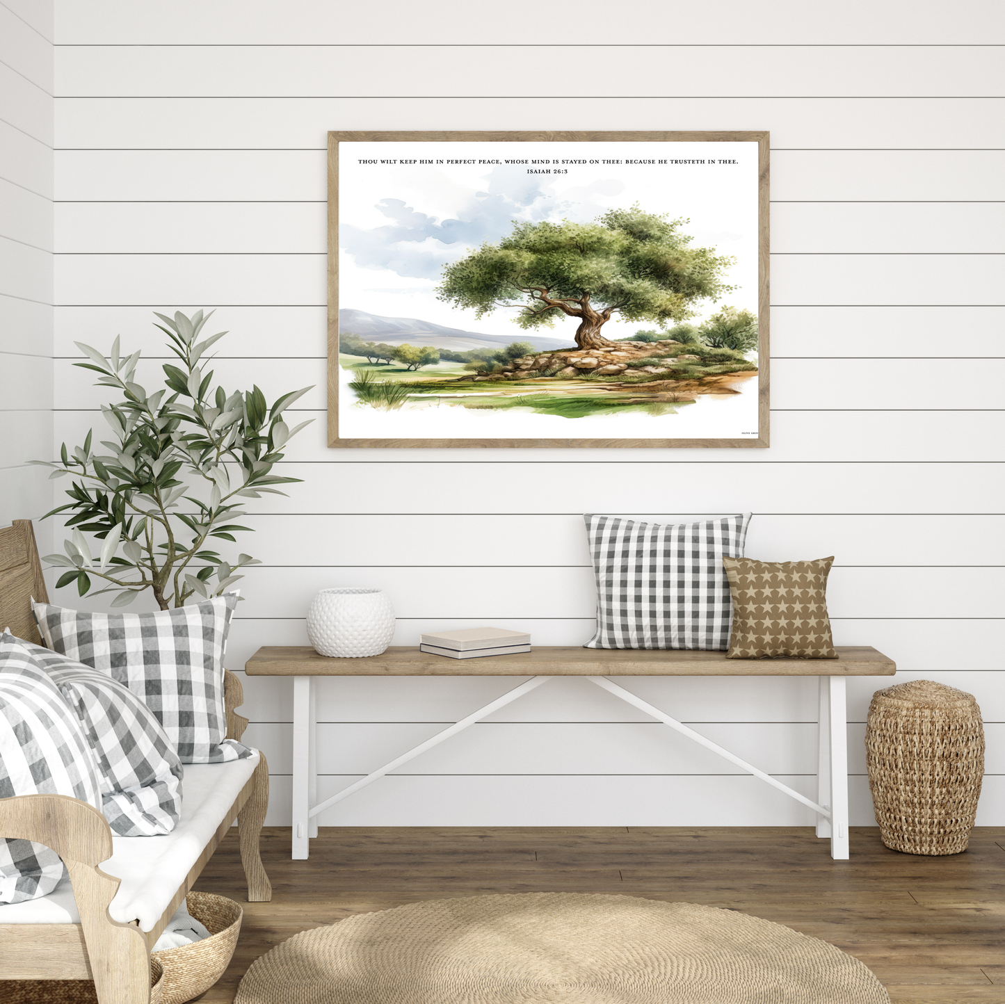 Isaiah 26:3 Art Print