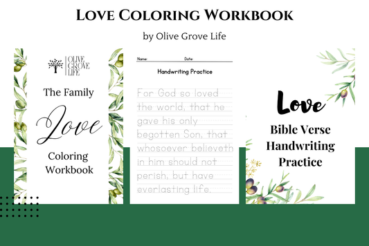 Love Coloring Workbook