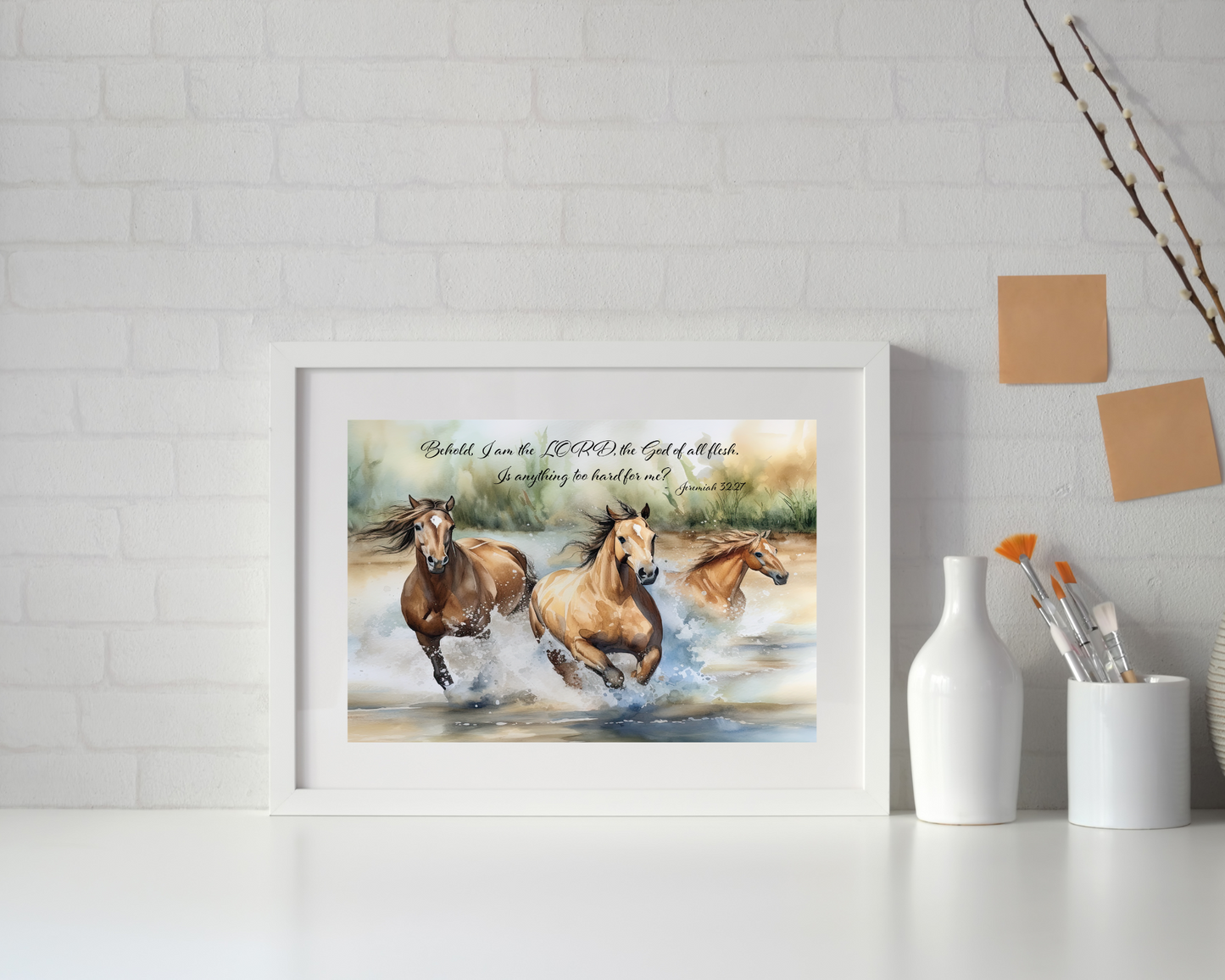 Horses Art Print 6-Pack