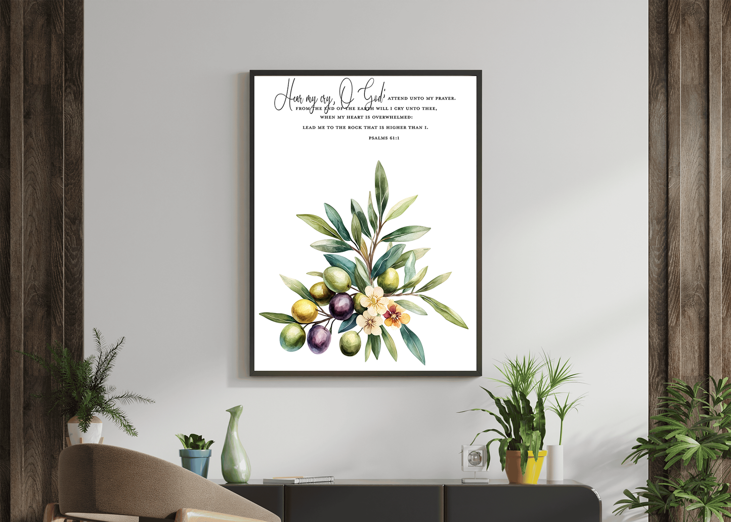 Psalms 61:1 Art Print