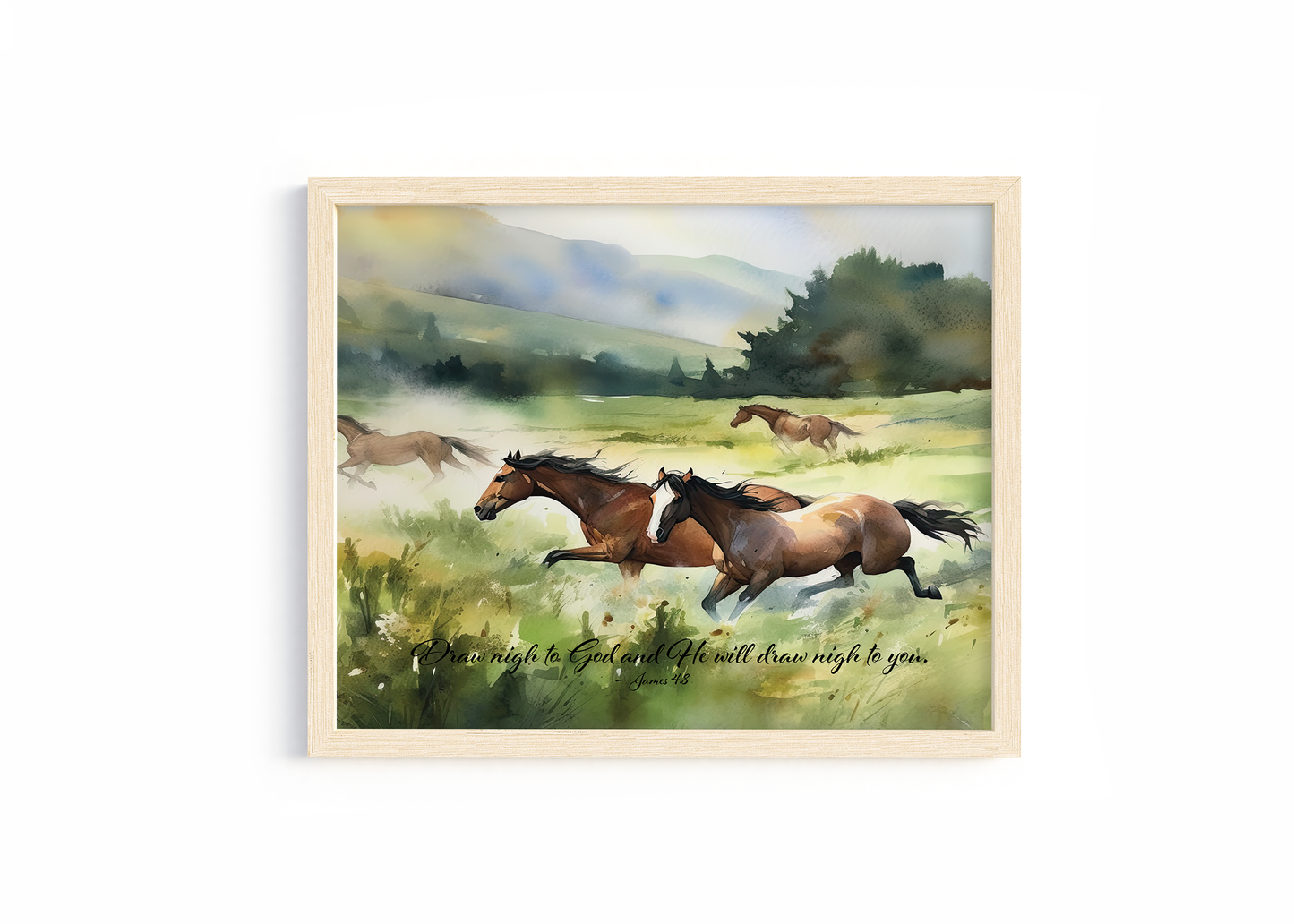 Horses Art Print 6-Pack