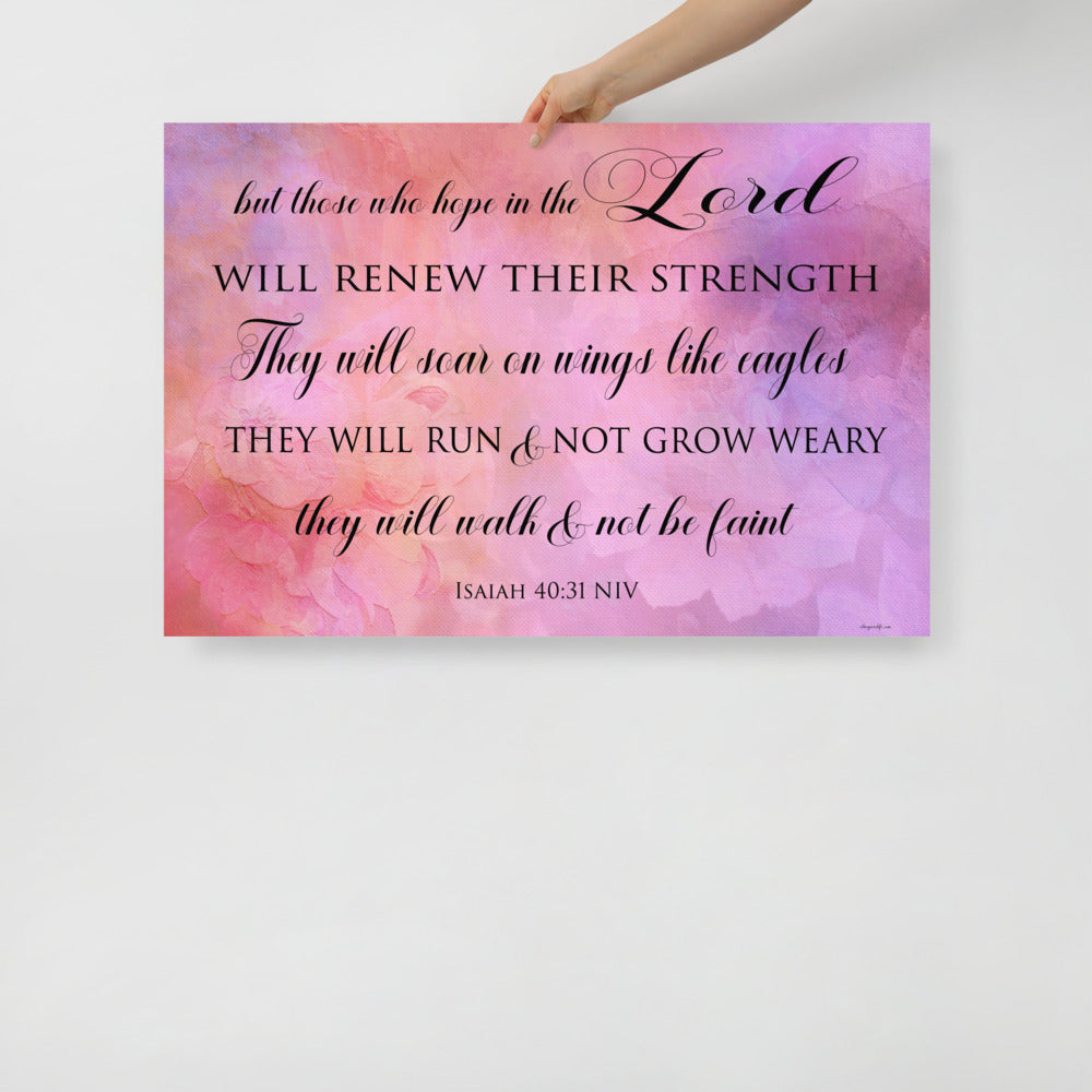 Isaiah 40:31 Art Print