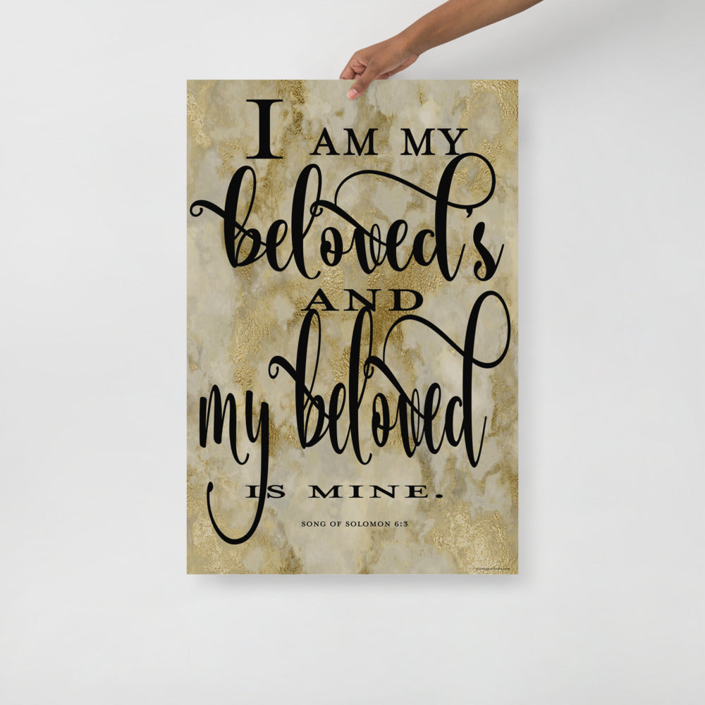 Song of Solomon 6:3 Art Print - 24x36