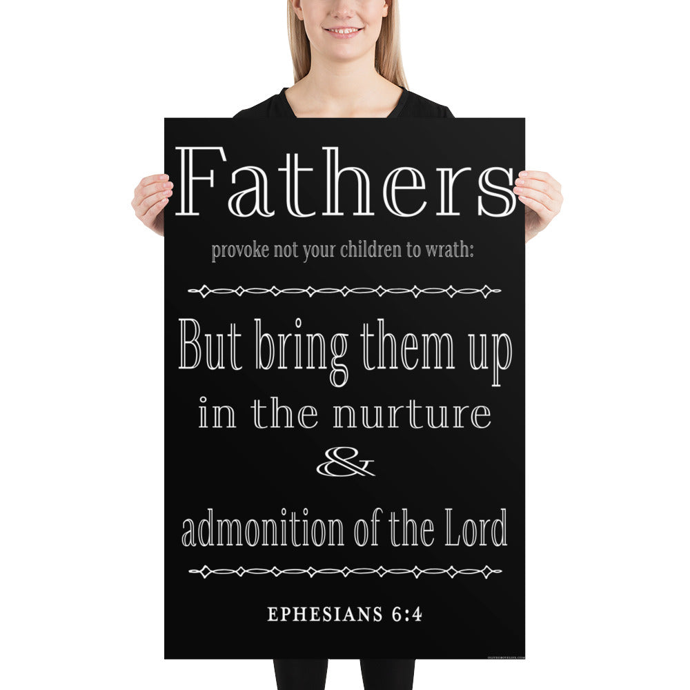 Ephesians 6:4 Art Print