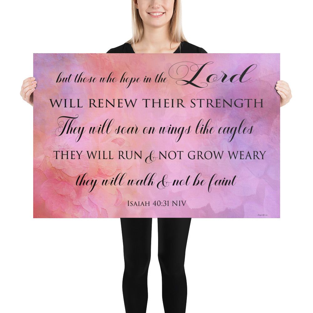 Isaiah 40:31 Art Print