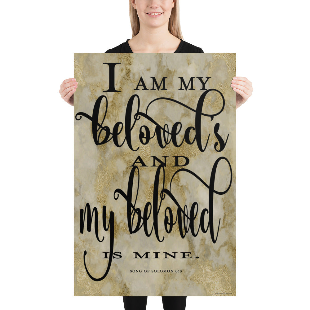 Song of Solomon 6:3 Art Print - 24x36