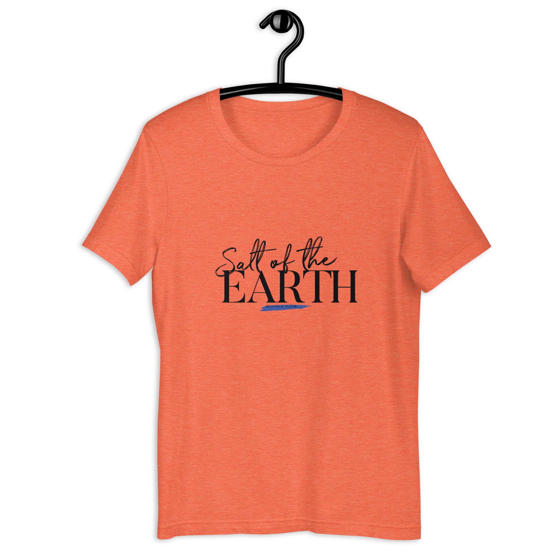 Matthew 5:13 Unisex Short-Sleeve T-Shirt Heather Orange front