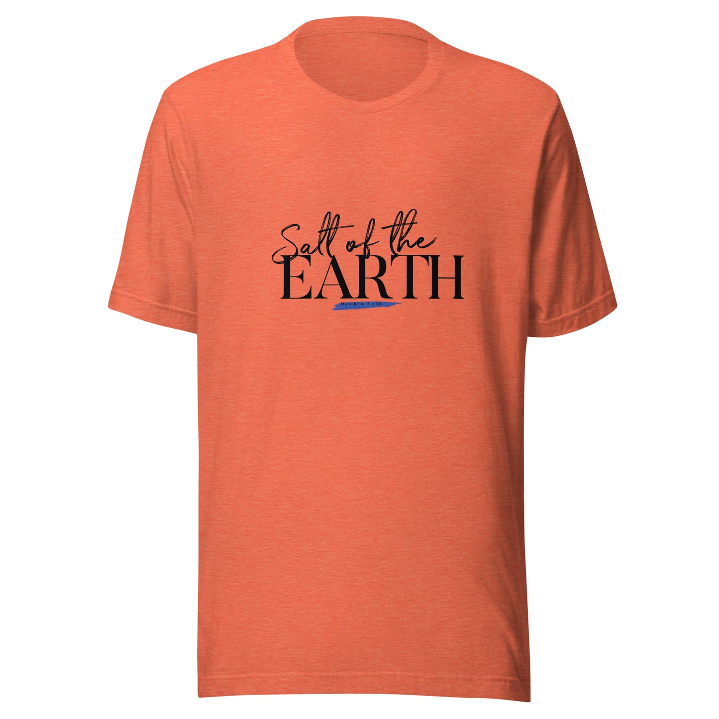 Matthew 5:13 Unisex Short-Sleeve T-Shirt Heather Orange front