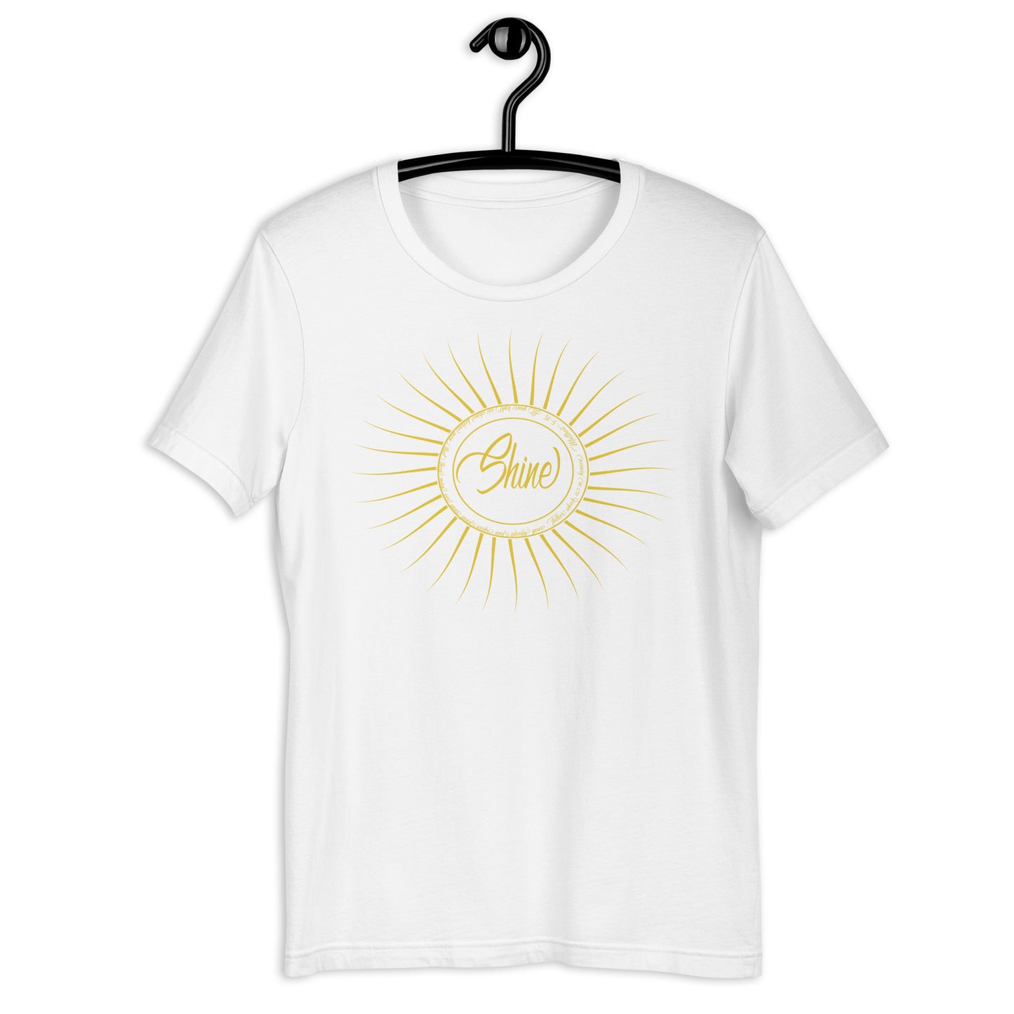 Matthew 5:16 Shine Short-Sleeve Unisex T-Shirt White front